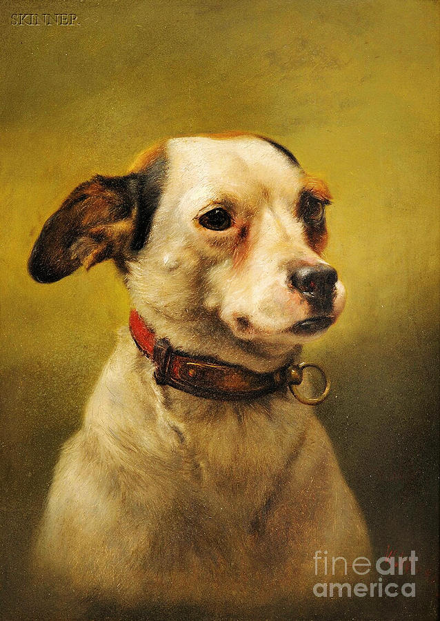 The Dog Painting by Celestial Images