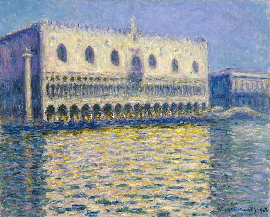 Claude Monet Painting - The Doges Palace by Claude Monet