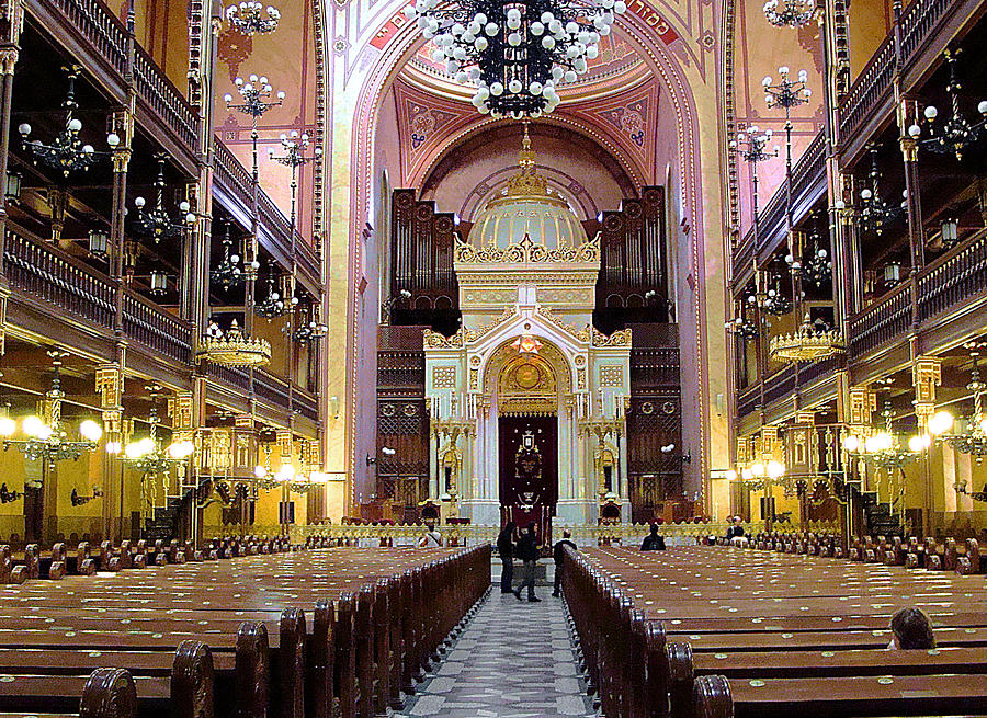Dohany Street Synagogue Photograph - The Dohany Street Synagogue Budapest by Ira Shander
