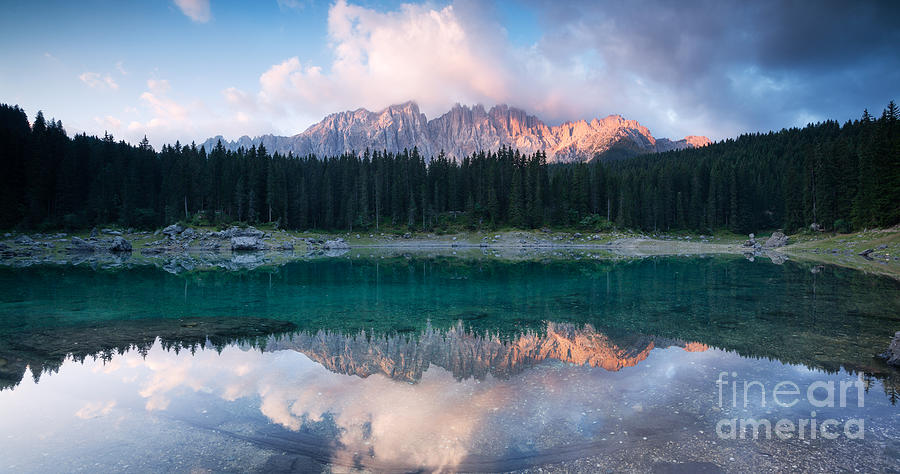 Nature Photograph - The Dolomites in the mirror by Matteo Colombo
