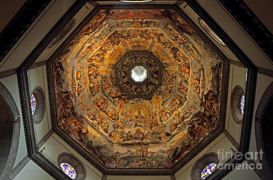 The Dome of Basilica di Santa Maria del Fiore in Florence Photograph by ...