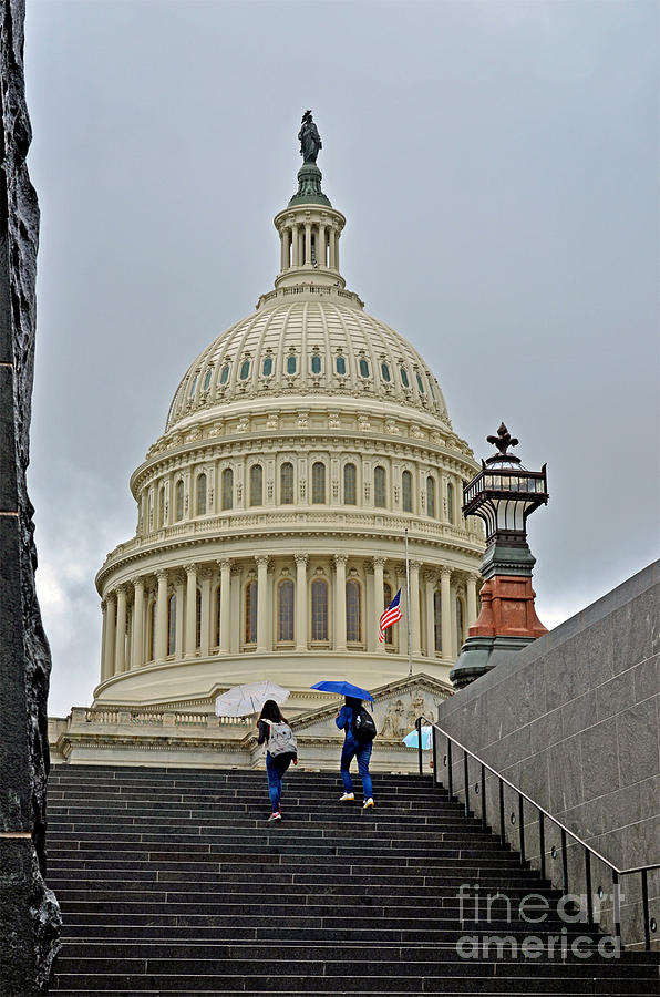 The Dome of the United States Capitol Photograph by Jim Fitzpatrick