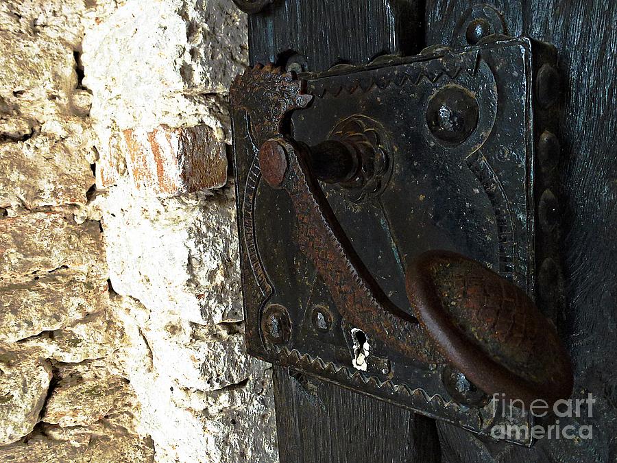 The door knob of the Prince Nicholas Villa in Balchik Photograph by Amalia Suruceanu