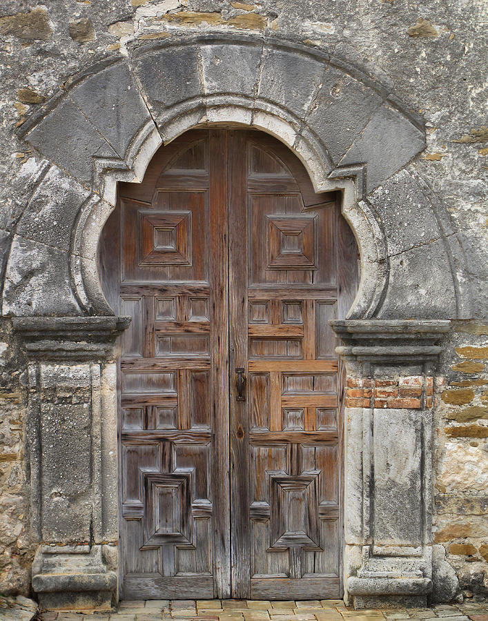 The Door Of Espada Mission  Photograph by David and Carol Kelly