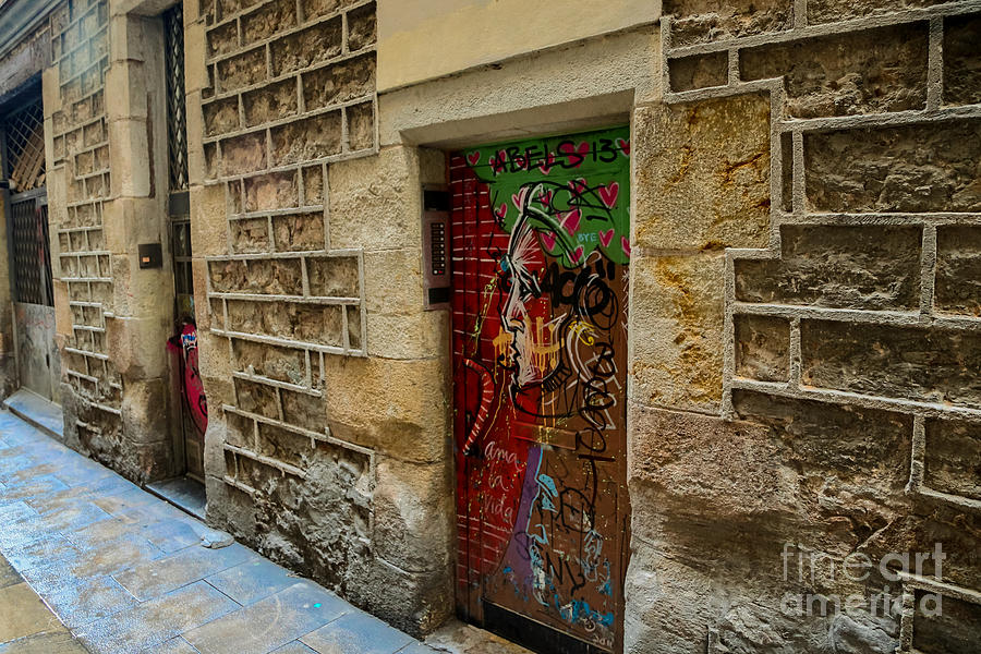 The Door and The Wonderful Wall Photograph by Rene Triay FineArt Photos