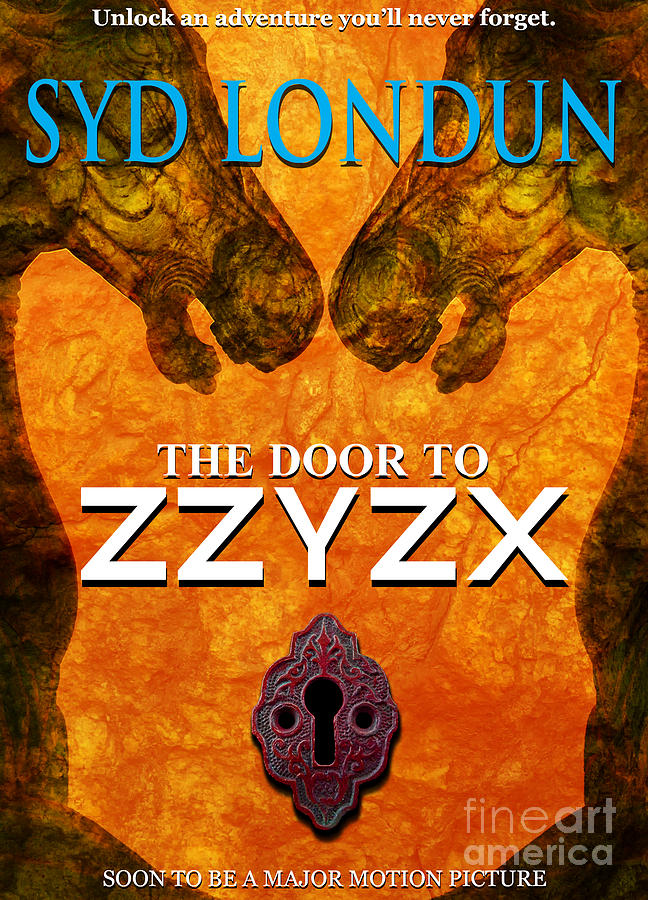 Book Cover Photograph - The Door to Zzyzx book cover by Mike Nellums
