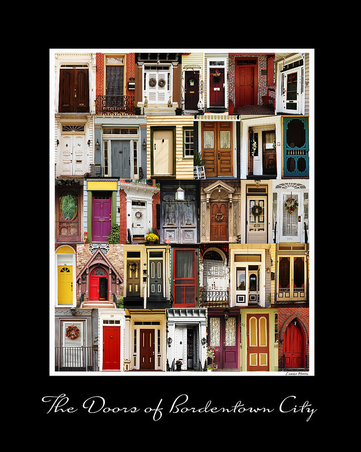 The Doors of Bordentown City Photograph by Louise Reeves