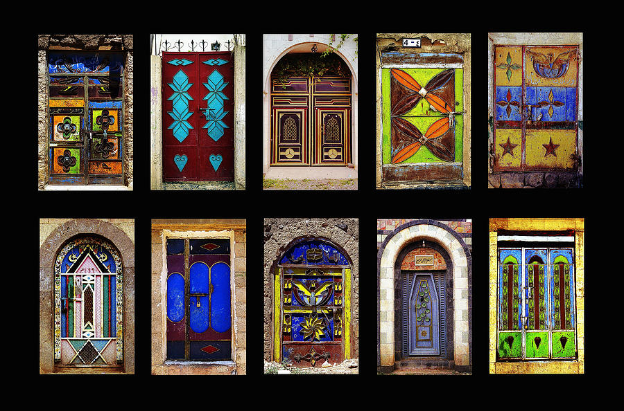 The Doors of Yemen Photograph by Robert Woodward