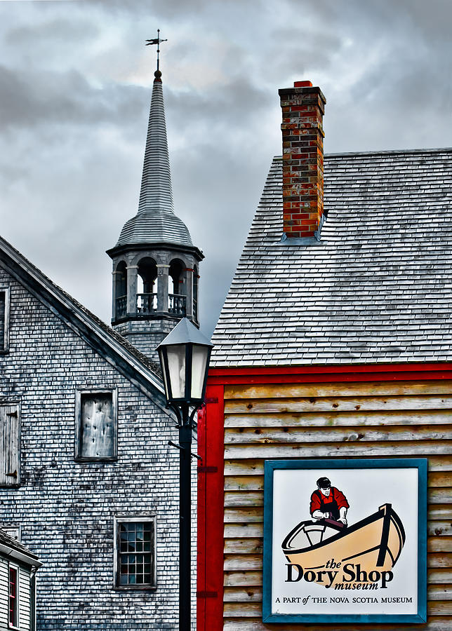 The Dory Shop in Shelburne Nova Scotia Photograph by Ginger Wakem