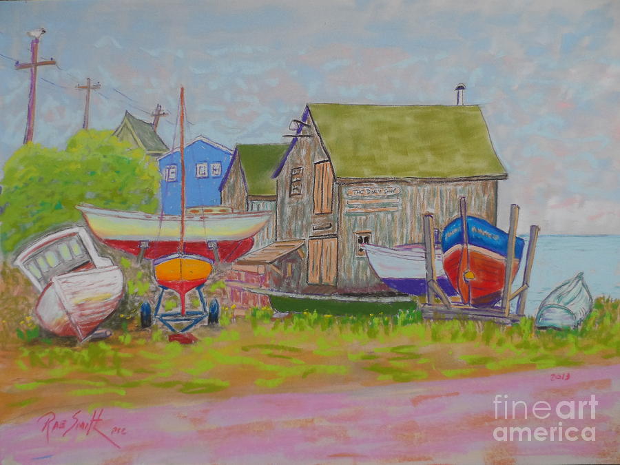 The Dory Shop Pastel by Rae  Smith PSC