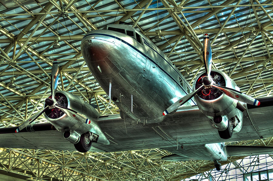 Airplane Photograph - The Douglas DC-3 Airplane by David Patterson