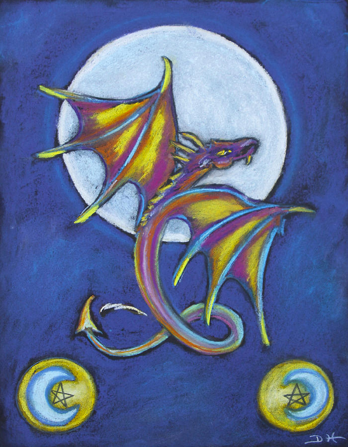 The Dragon Star Pastel by Diana Haronis