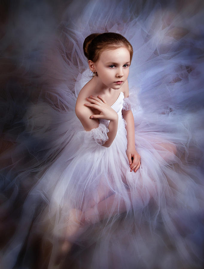 Portrait Photograph - The Dream Of A Great And A Little Bit About Ballet by Alina Lankina