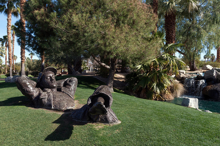 The Dreamer sculpture in Palm Desert Photograph by Carol M Highsmith
