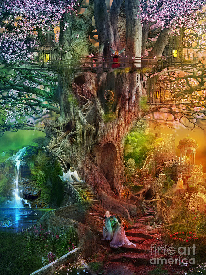 Fantasy Photograph - The Dreaming Tree by MGL Meiklejohn Graphics Licensing