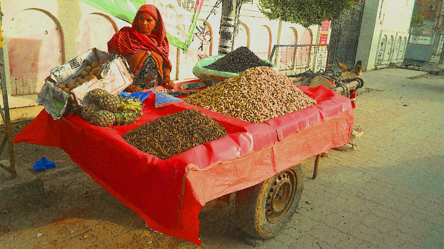 Transportation Photograph - The Dried Fruit Seller by Lenore Senior