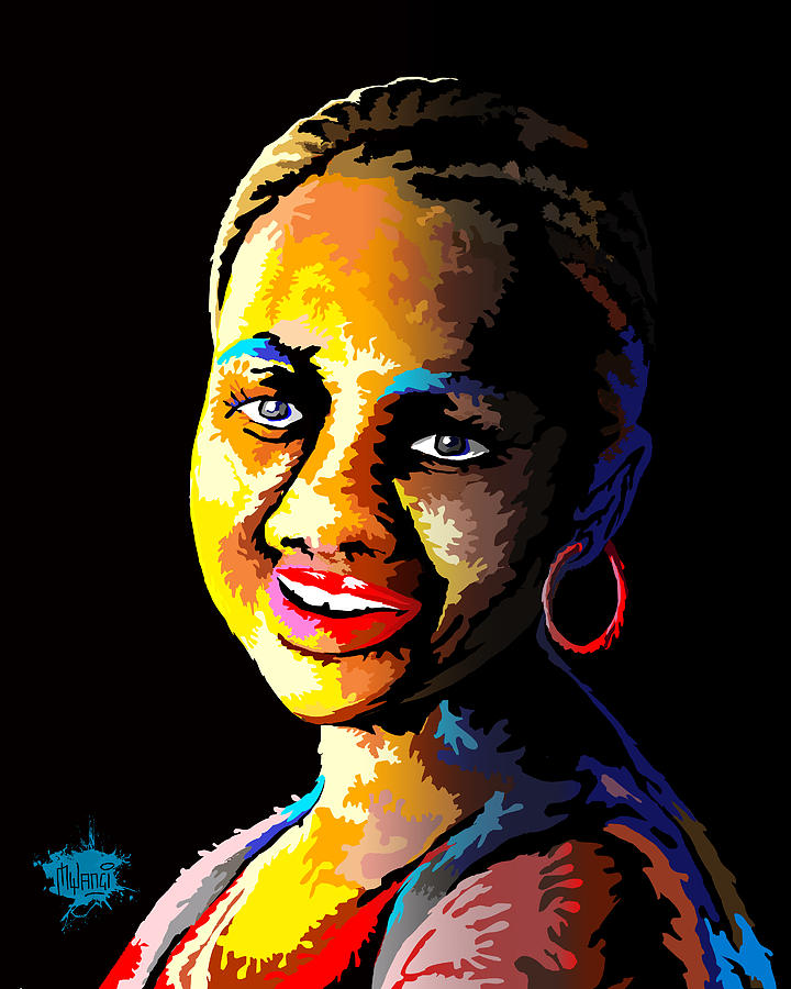 The Dripping Lady Digital Art by Anthony Mwangi