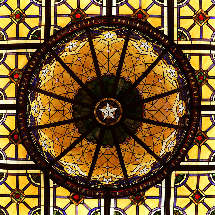 The Driskill Hotel Ceiling Photograph by Judy Vincent