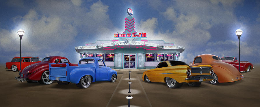 The Drive In Photograph by Mike McGlothlen