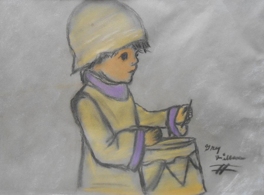 Christmas Pastel - The Drummer Boy by GH FiLben