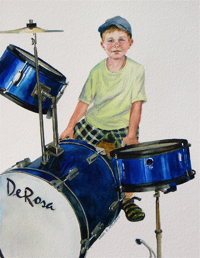 The Drummer Painting by Karol Wyckoff