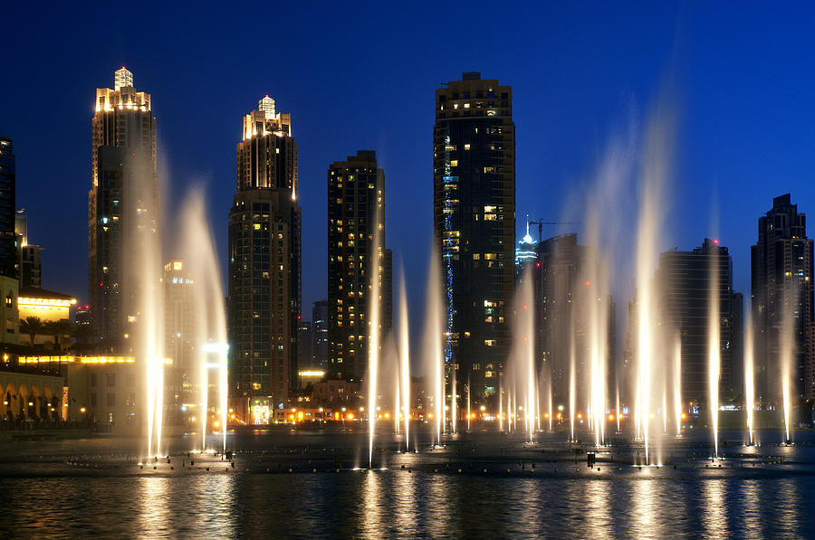 The Dubai Fountains Photograph by Fabrizio Troiani