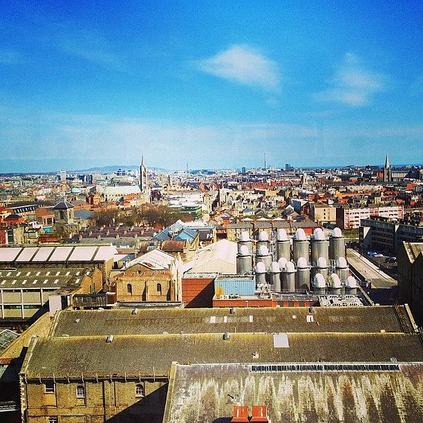 Beer Photograph - The #dublin #skyline From Atop The by Bryan Burton