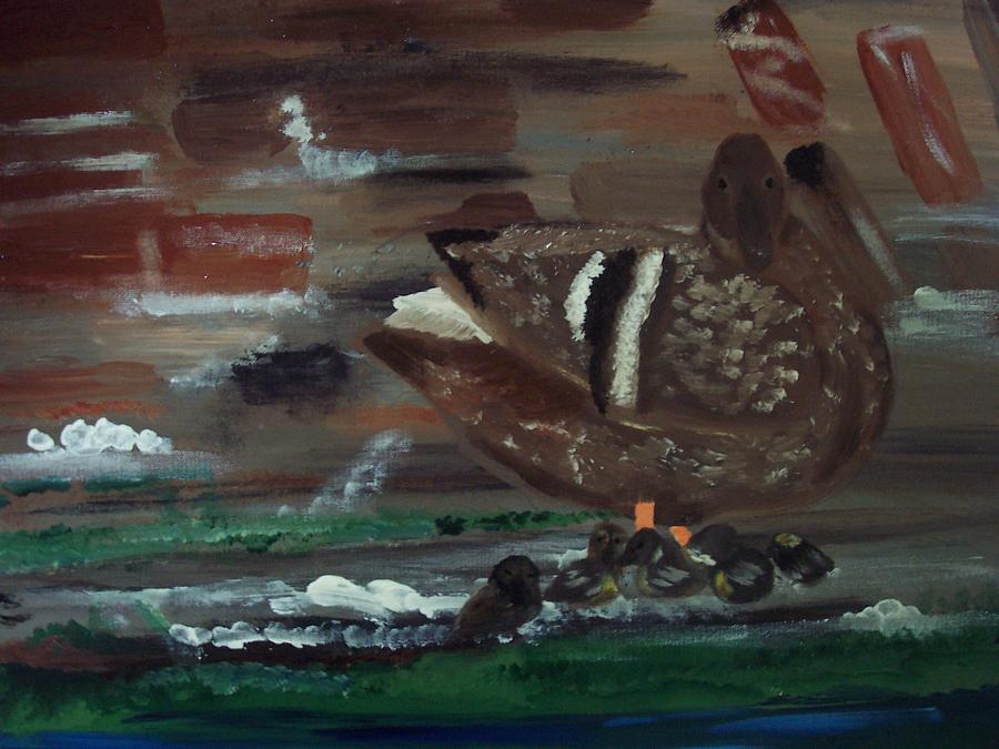 The Duck Painting by Susan Voidets
