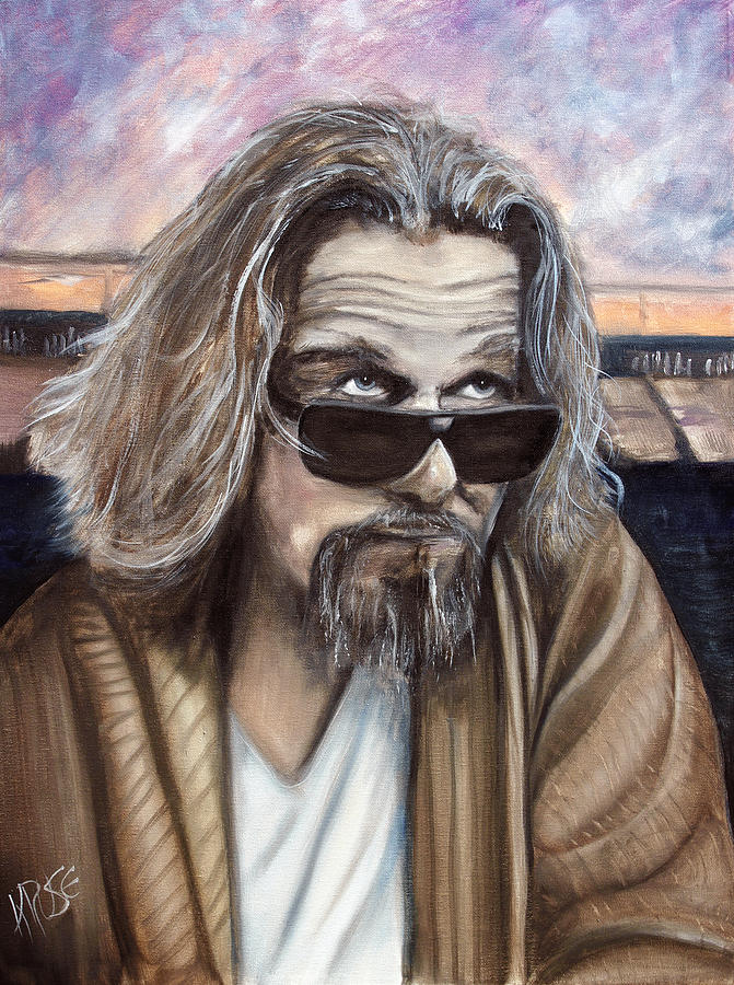 Jeff Bridges Painting - The Dude by James Kruse