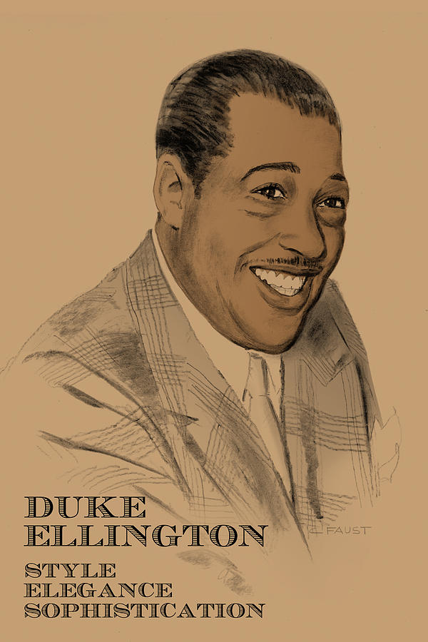 The Duke Drawing by Clifford Faust