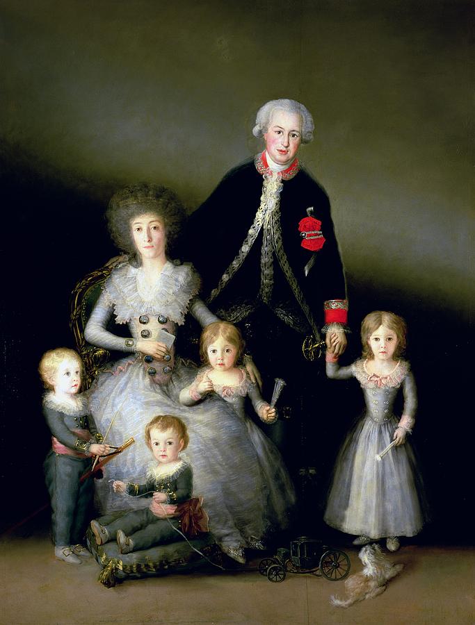 Toy Photograph - The Duke Of Osuna And His Family, 1788 Oil On Canvas by Francisco Goya