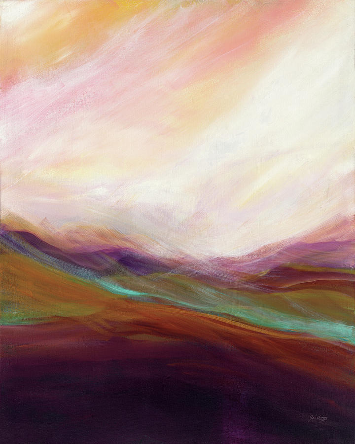 Abstract Painting - The Dunes by Jan Griggs