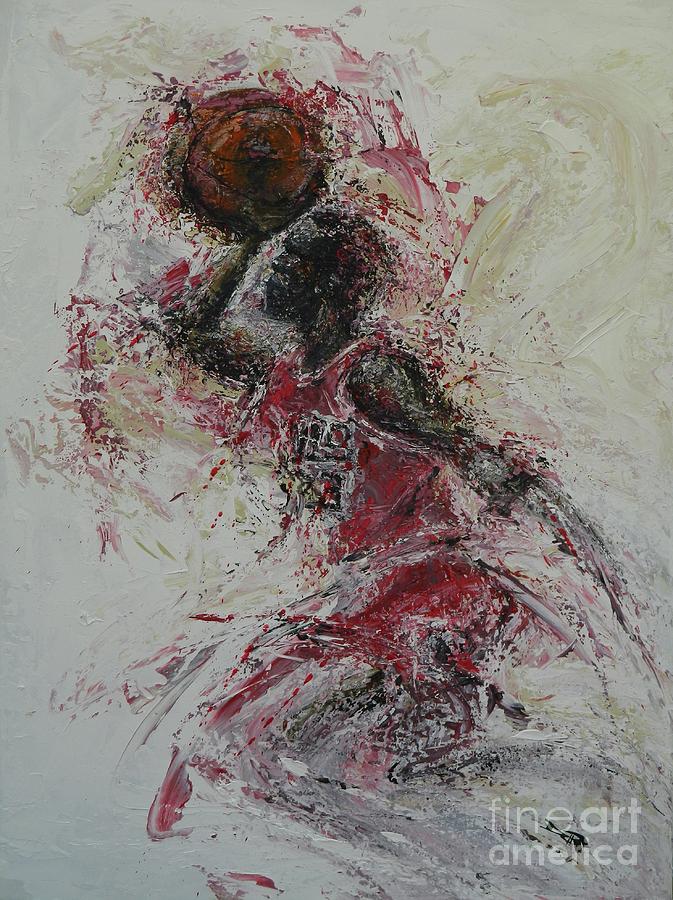 The Dunk  Painting by Dan Campbell