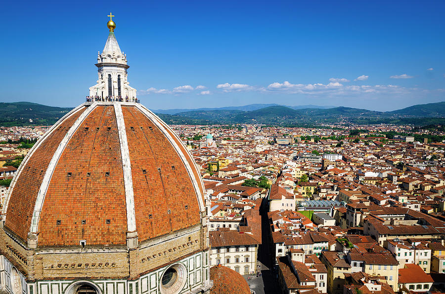 The Duomo Dome And Rooftops Photograph by Russ Bishop - Fine Art America