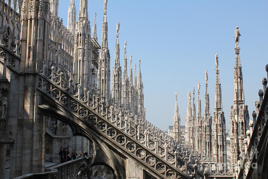 The Duomo Roof Photograph by David Grant
