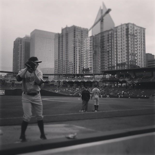 Baseball Photograph - The Durham Bulls Pitcher Warmed Up In by Stacy C Bottoms