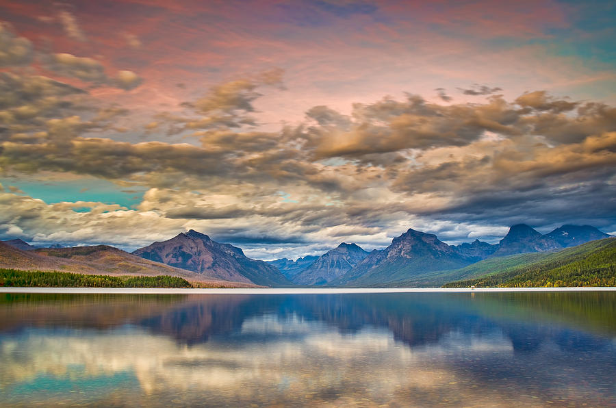 Glacier National Park Photograph - The Dusk Settles by Greg Nyquist