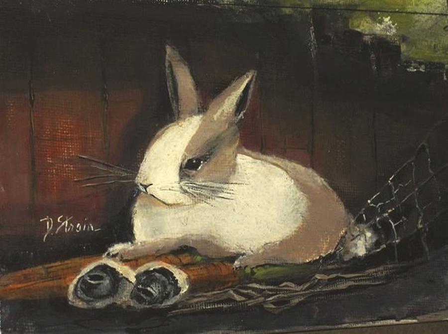 The Dutch Rabbit Painting by Diane Strain