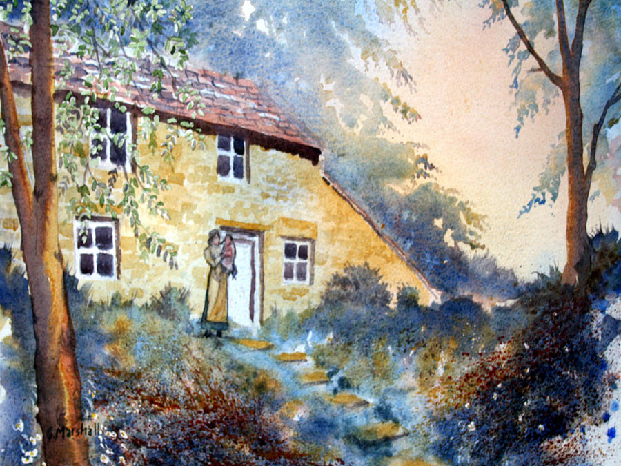 The Dwelling at Hawnby Painting by Glenn Marshall
