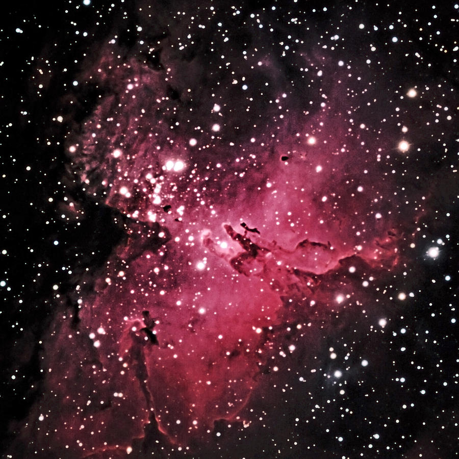 The Eagle Nebula in the constellation Serpens Photograph by Alan Vance Ley