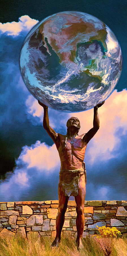 The Earth is in Our Hands Painting by John Haldane