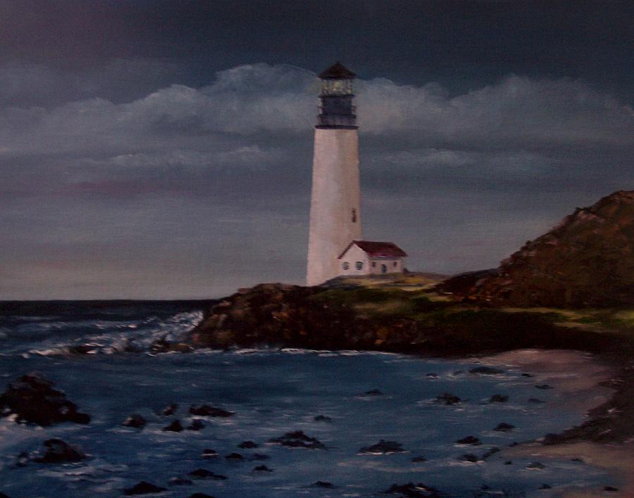 The East Coast Lighthouse Painting by Jack Jenkins