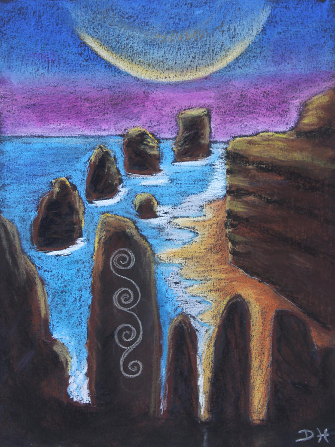 The Ebbing Tide Pastel by Diana Haronis