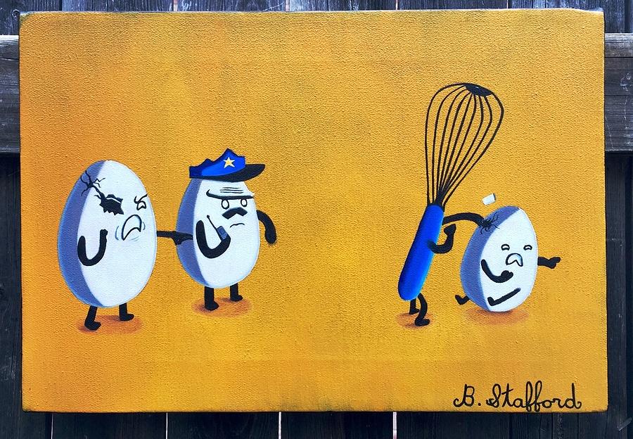 The Egg Beater Painting By Brady Stafford Fine Art America