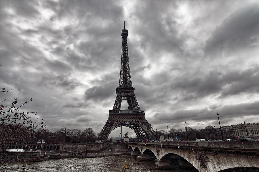 The Eiffel Tower Photograph by Mark Whitt