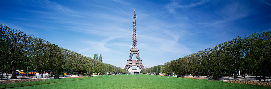 Eiffel Tower Photograph - The Eiffel Tower Paris France by Panoramic Images