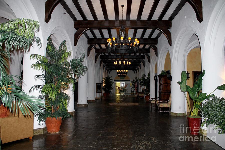 Architecture Photograph - The Elegant Montauk Manor Lobby by John Telfer
