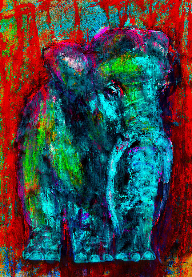 Elephant Mixed Media - The Elephant in the Room by Jim Vance
