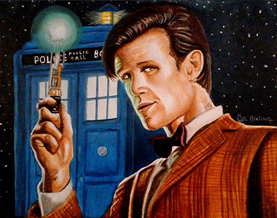 The Eleventh Doctor Painting by Al  Molina