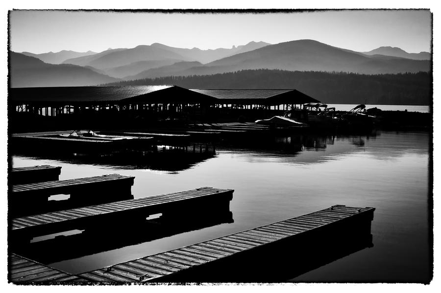 The Elkins Marina on Priest Lake Idaho Photograph by David Patterson